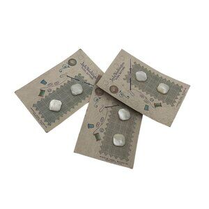 New Vintage 1940's Lady Washington Baby Pearls Buttons Lot 6 Made USA